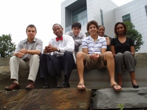 Group photo of six LSAMP REU participants from 2008